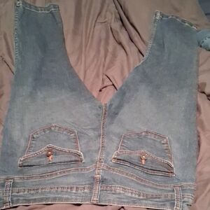 Classic Blue Women's Jeans Capris